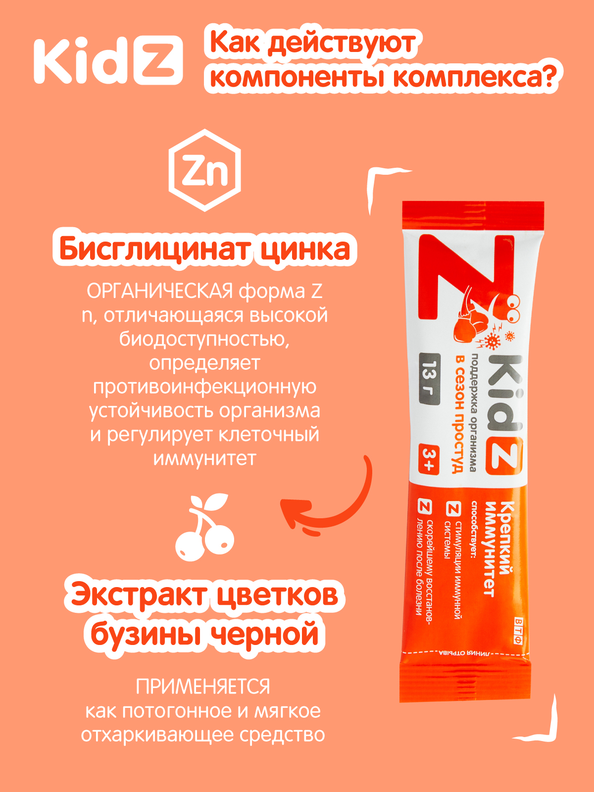Для иммунитета Kidz Витамины для детей - фото 3