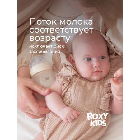 Соска ROXY-KIDS S (медленный поток) 2 шт.