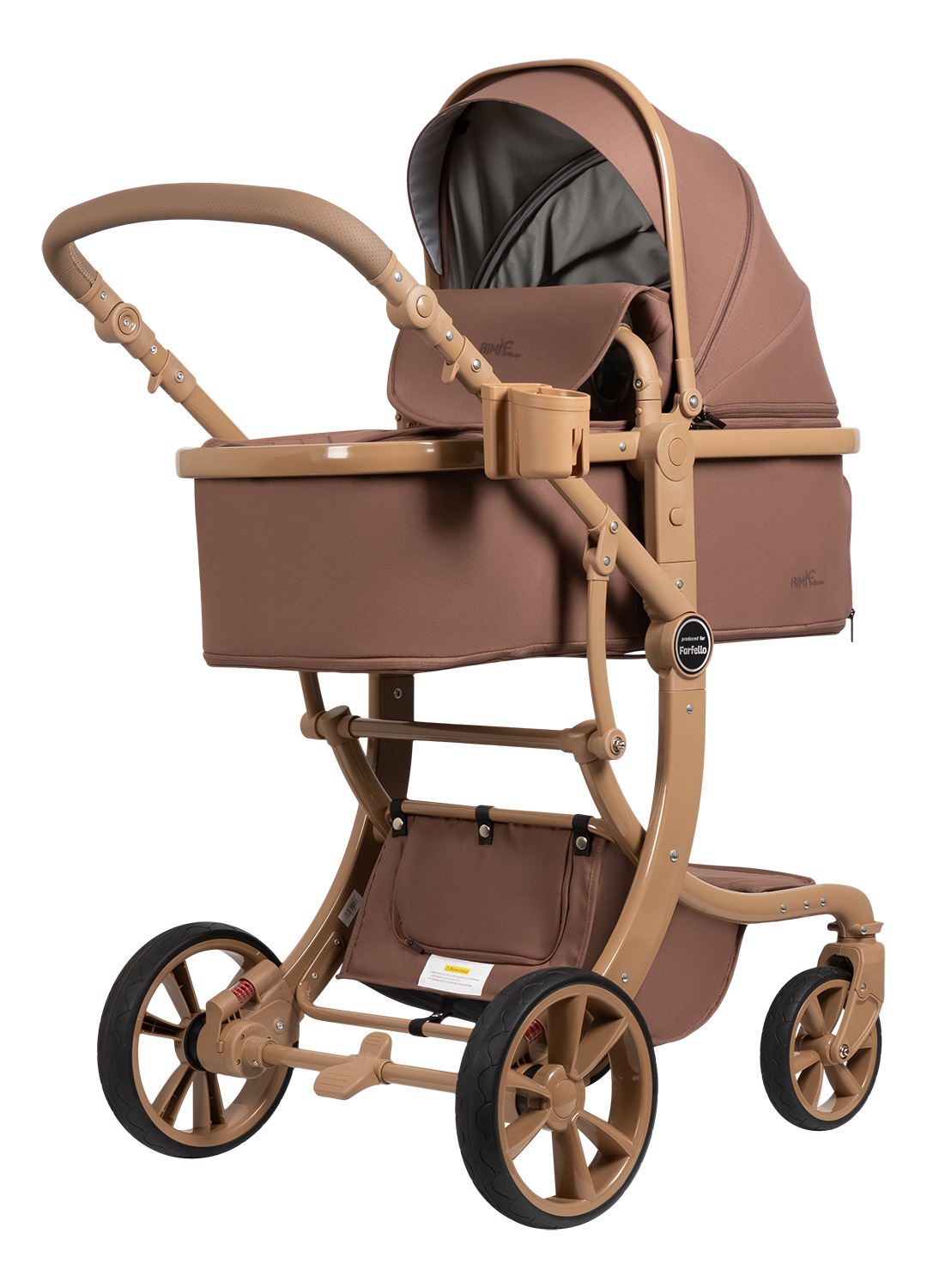 Коляска трансформер Aimile Авантюрист / Adventurer коричневый - фото 15