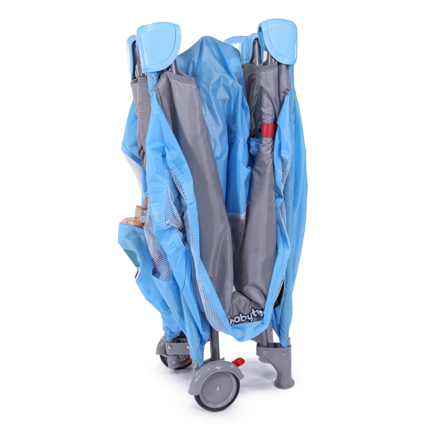 Манеж кровать Babyton Blue bus G120 - фото 11