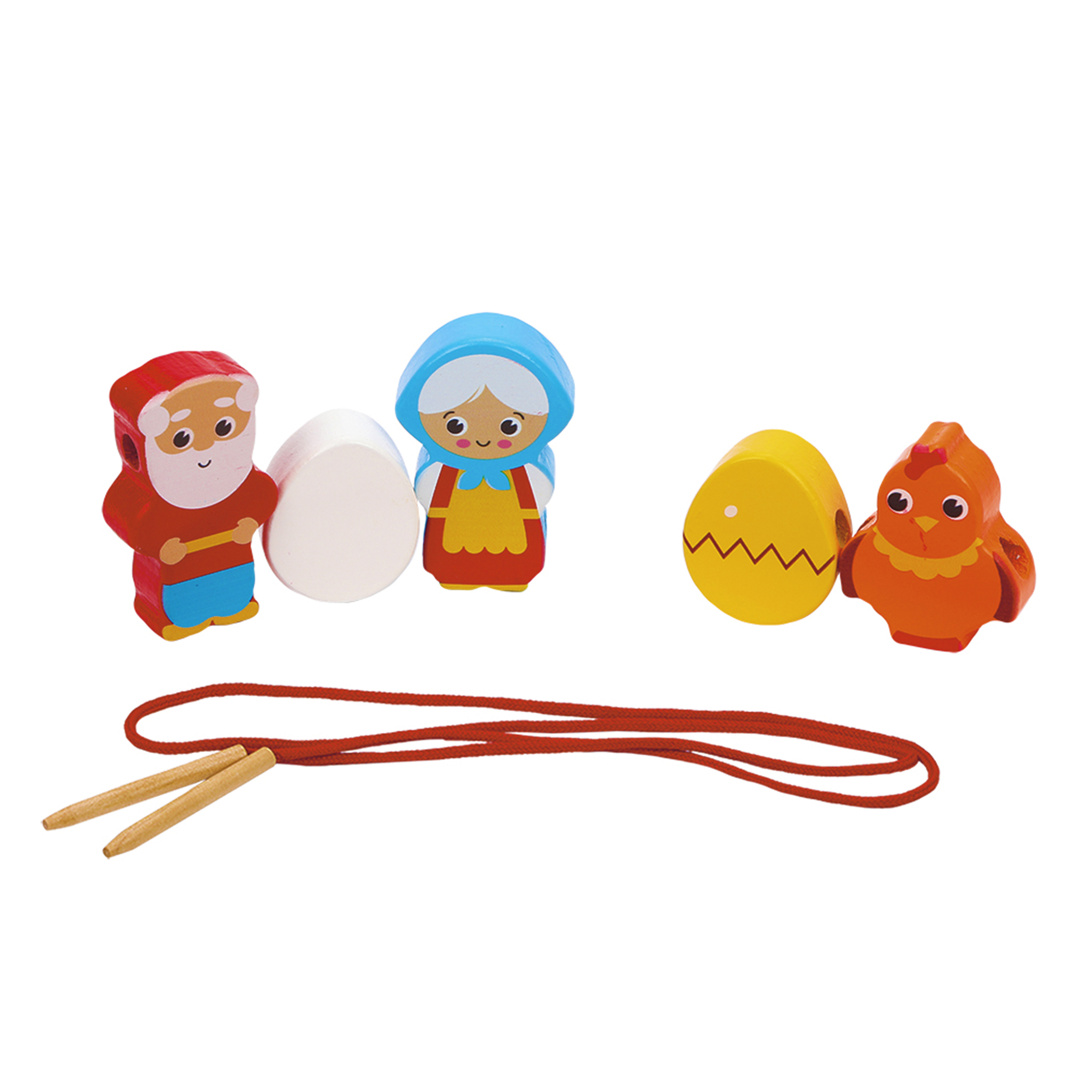 Игрушка Mapacha шнуровка Курочка Ряба Репка - фото 11