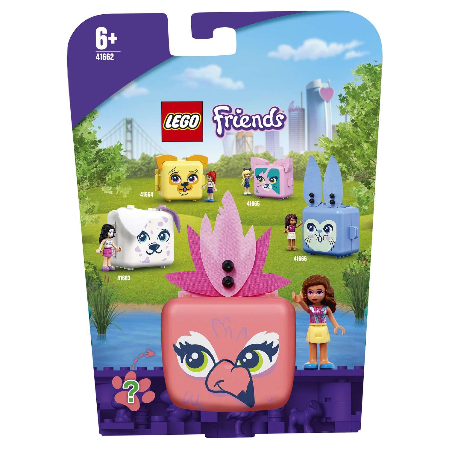 Конструктор LEGO Friends Кьюб Оливии с фламинго блочный - фото 2