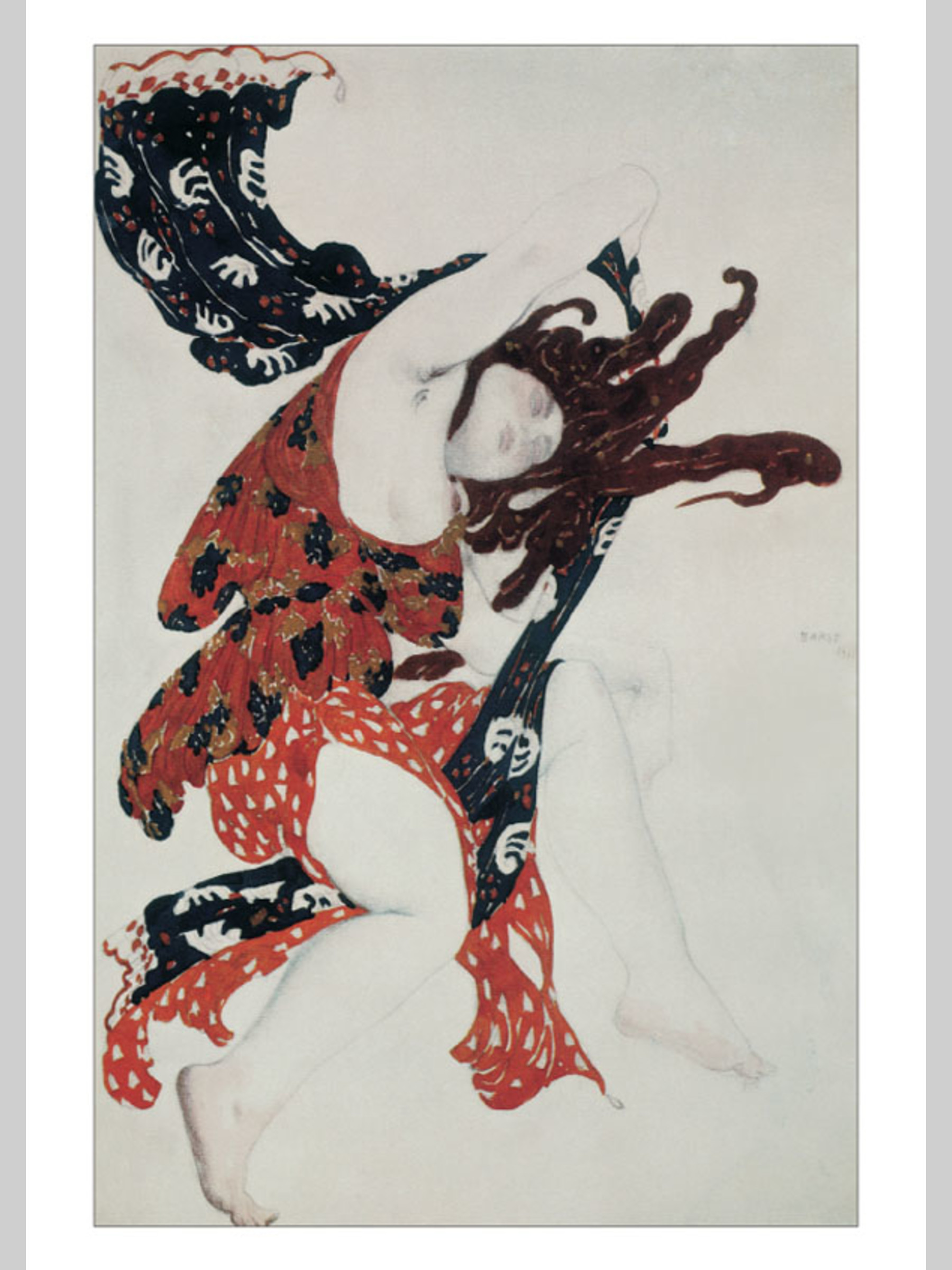 Набор открыток Белый город Лев Бакст Греческие костюмы - фото 4