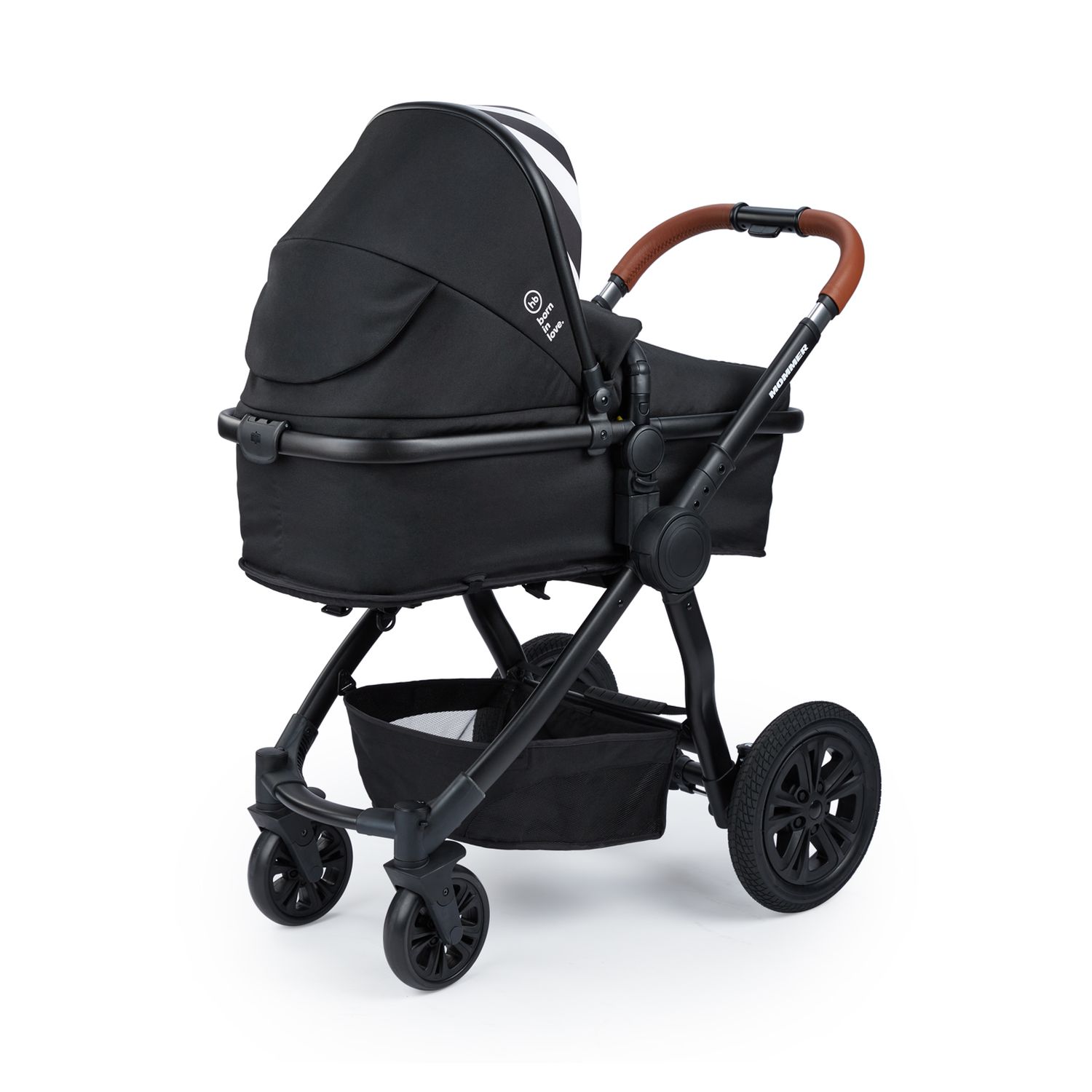 Коляска трансформер Happy Baby черный - фото 5