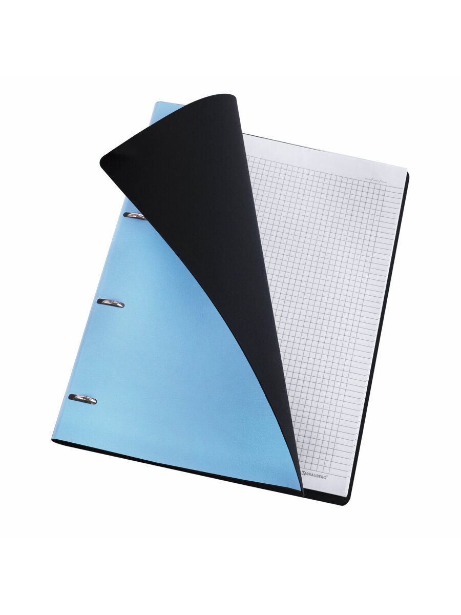 Тетрадь со сменным блоком Brauberg клетка 120 лист. - фото 7