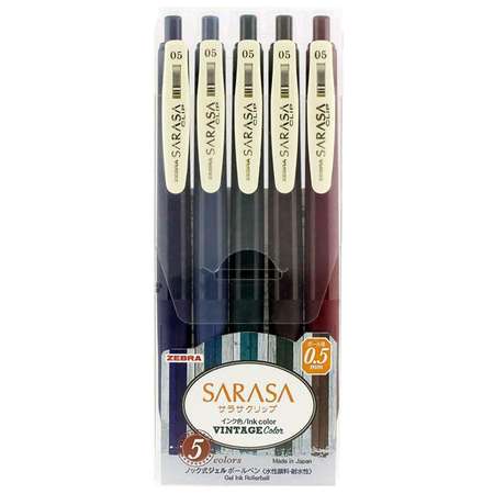 Ручка гелевая ZEBRA 5 шт.