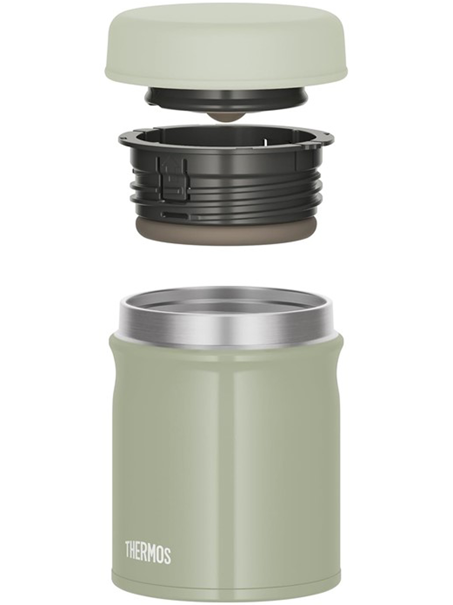 Термос для еды супа 400 мл THERMOS JEB-400 оливковый – нержавеющая сталь герметичный тепло/холод 6/8 часов - фото 7