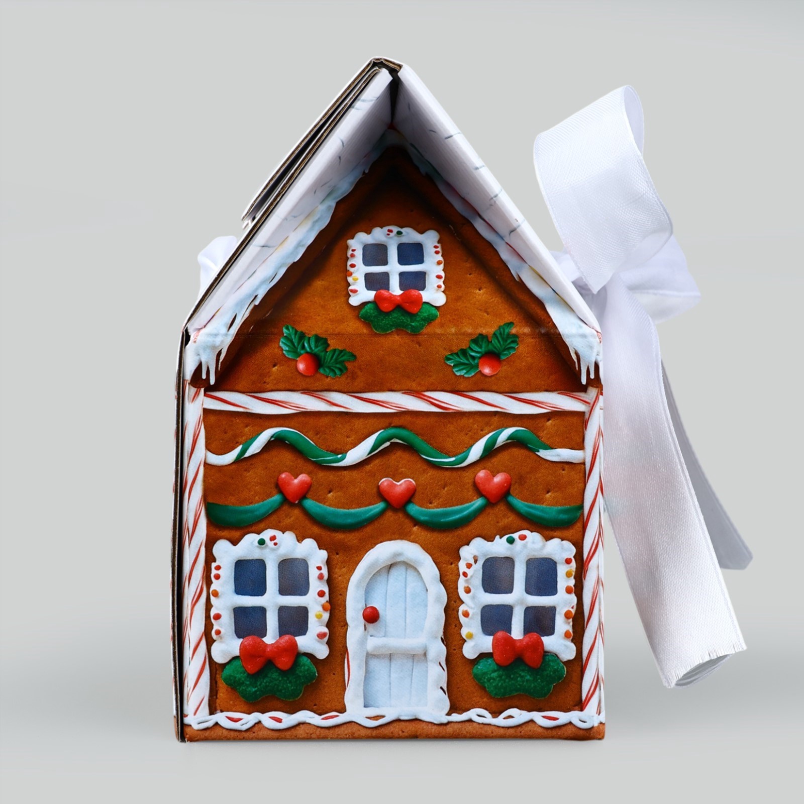 Коробка складная Дарите Счастье "Пряничный домик ", 15 х 18 х 10 см - фото 5