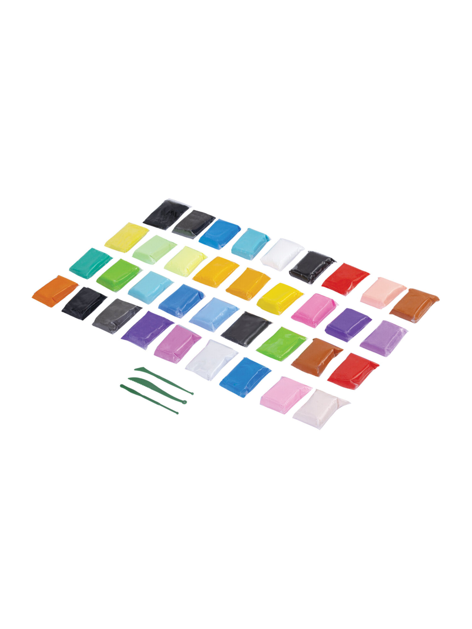 Пластилин Пифагор воздушный 34 цв. - фото 12