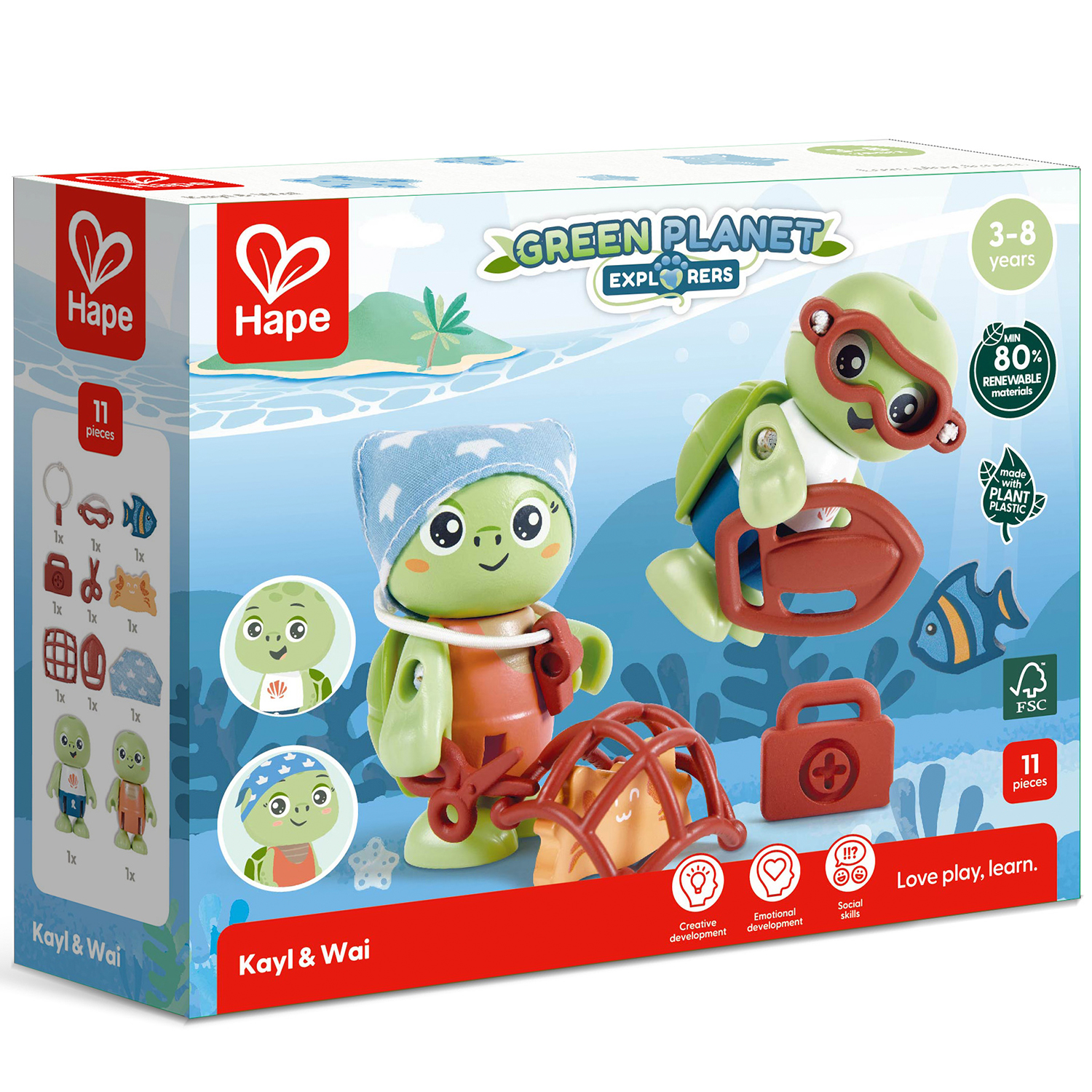 Игровой набор Hape Кейл и Вай - фото 7
