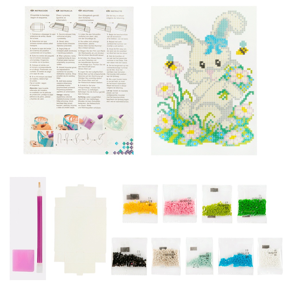 Алмазная мозаика Фрея Зайка - фото 3