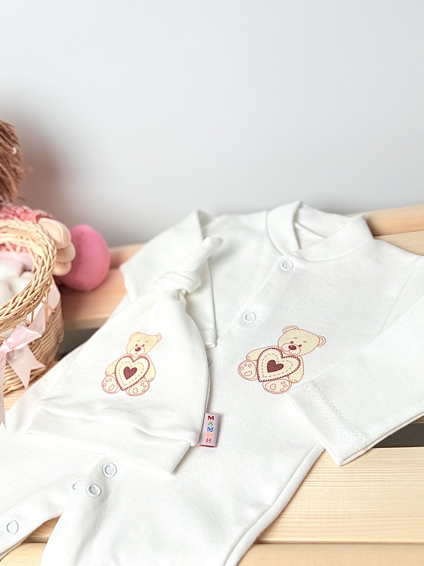 Комбинезон с шапочкой Мамин малыш подарок_комбез_1 - фото 2