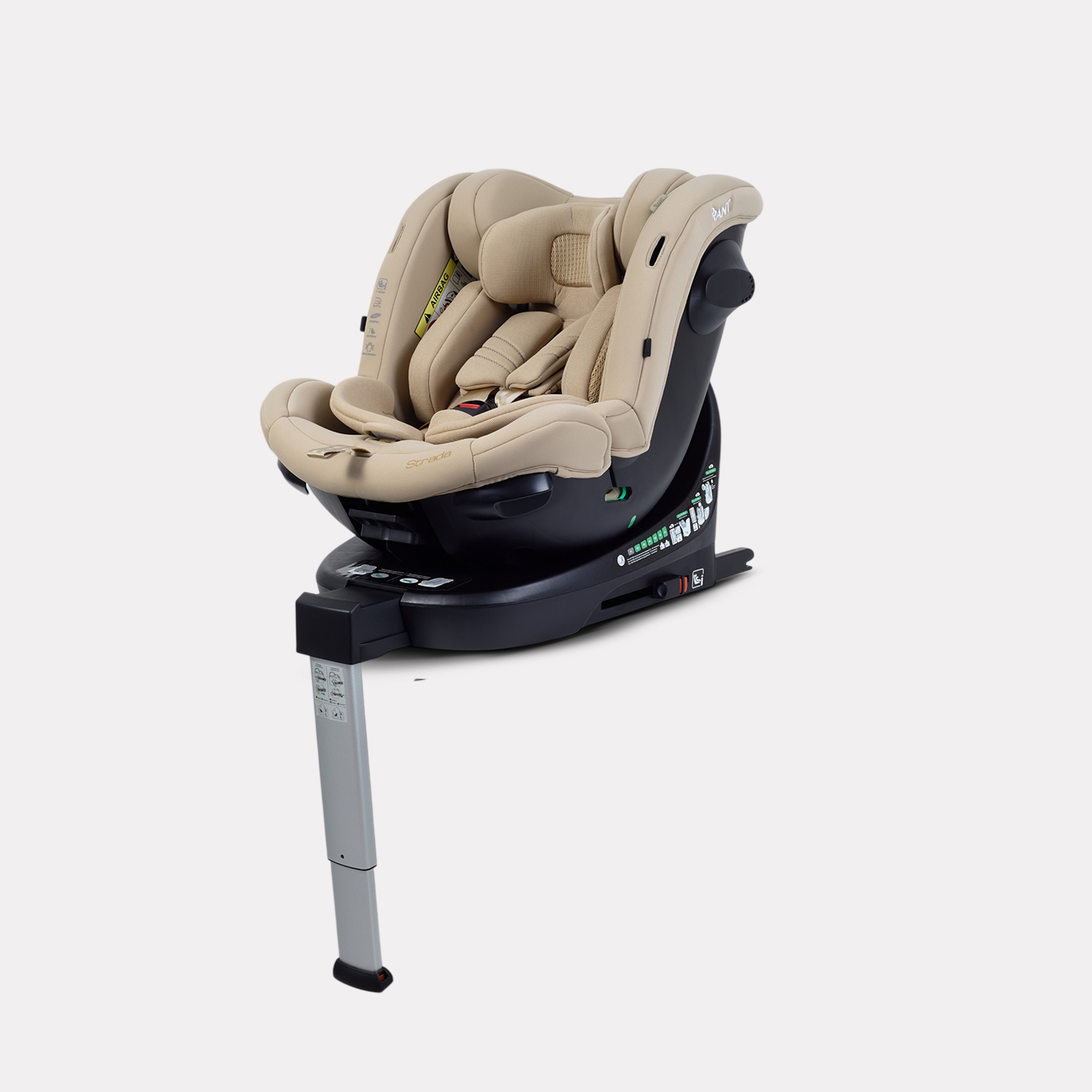 Автокресло Rant Страда Isofix 0+/1/2/3 (0-36 кг) бежевый - фото 2