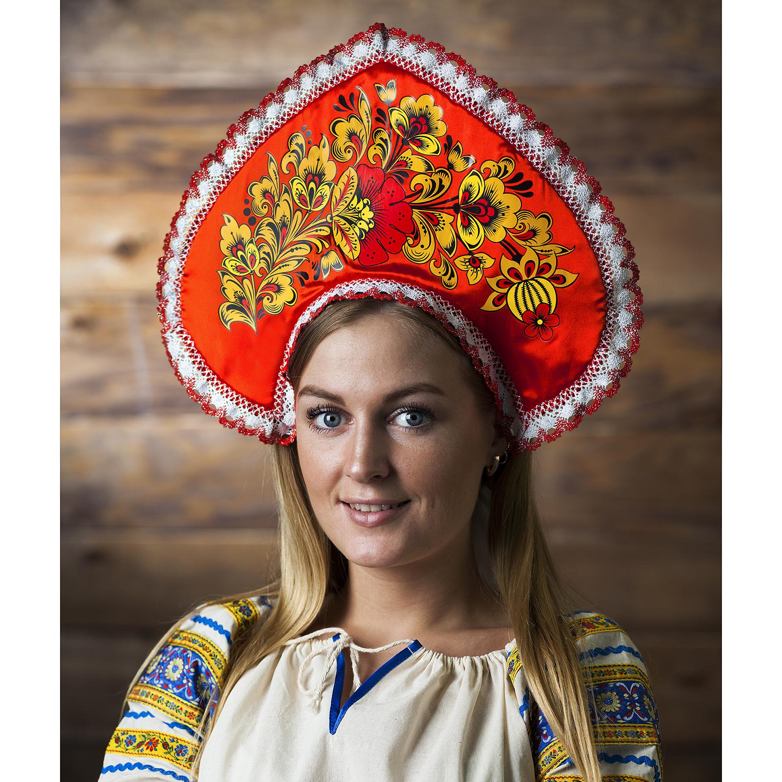 Кокошник Страна карнавалия Хохлома принт 3093782 - фото 2