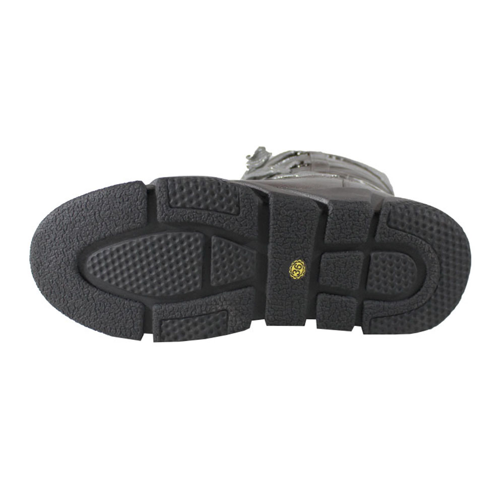 Сапоги Europen G-11554-СВ EUROPEN Сапоги для девочки,серебряный - фото 4