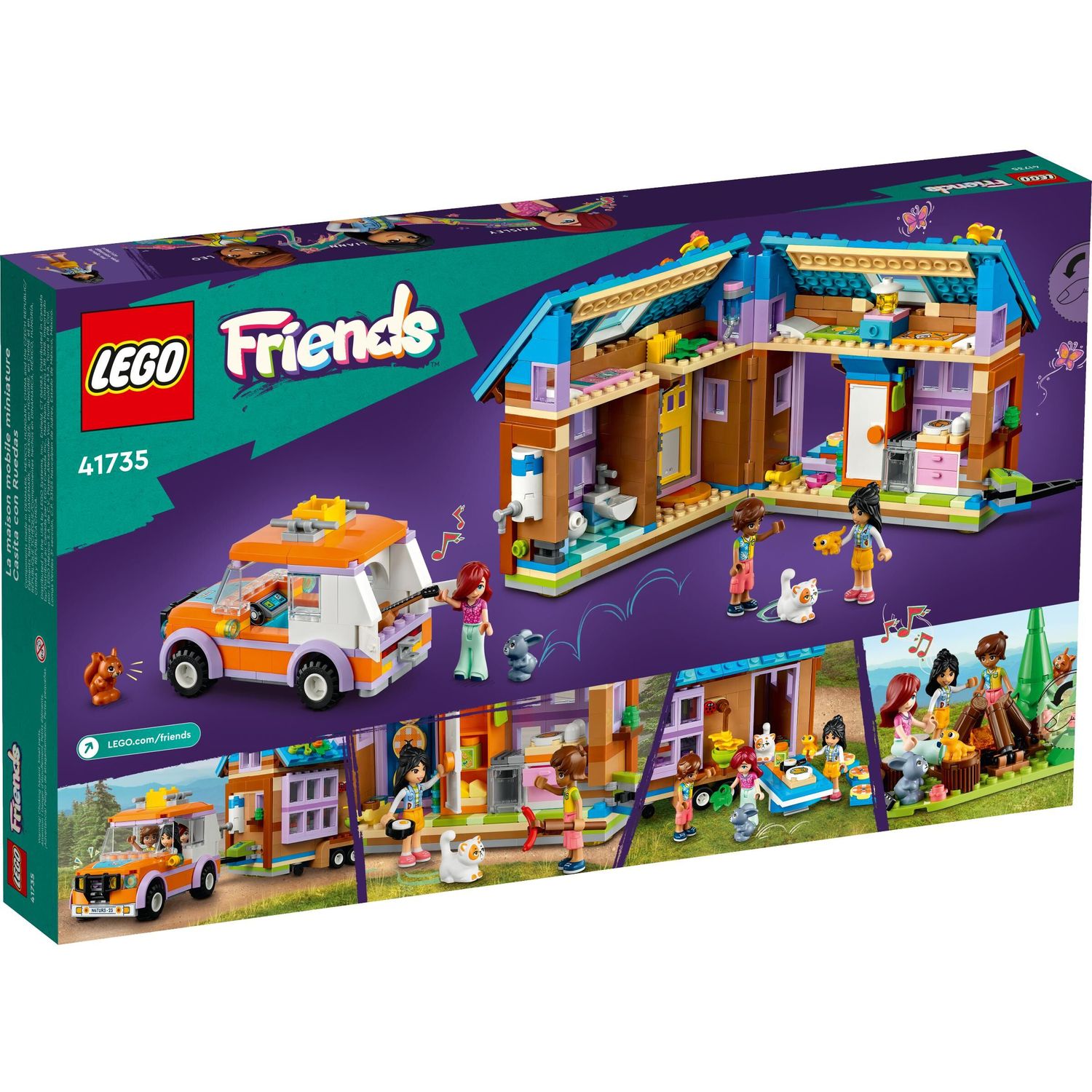 Конструктор LEGO Friends Передвижной домик 785 дет. - фото 10