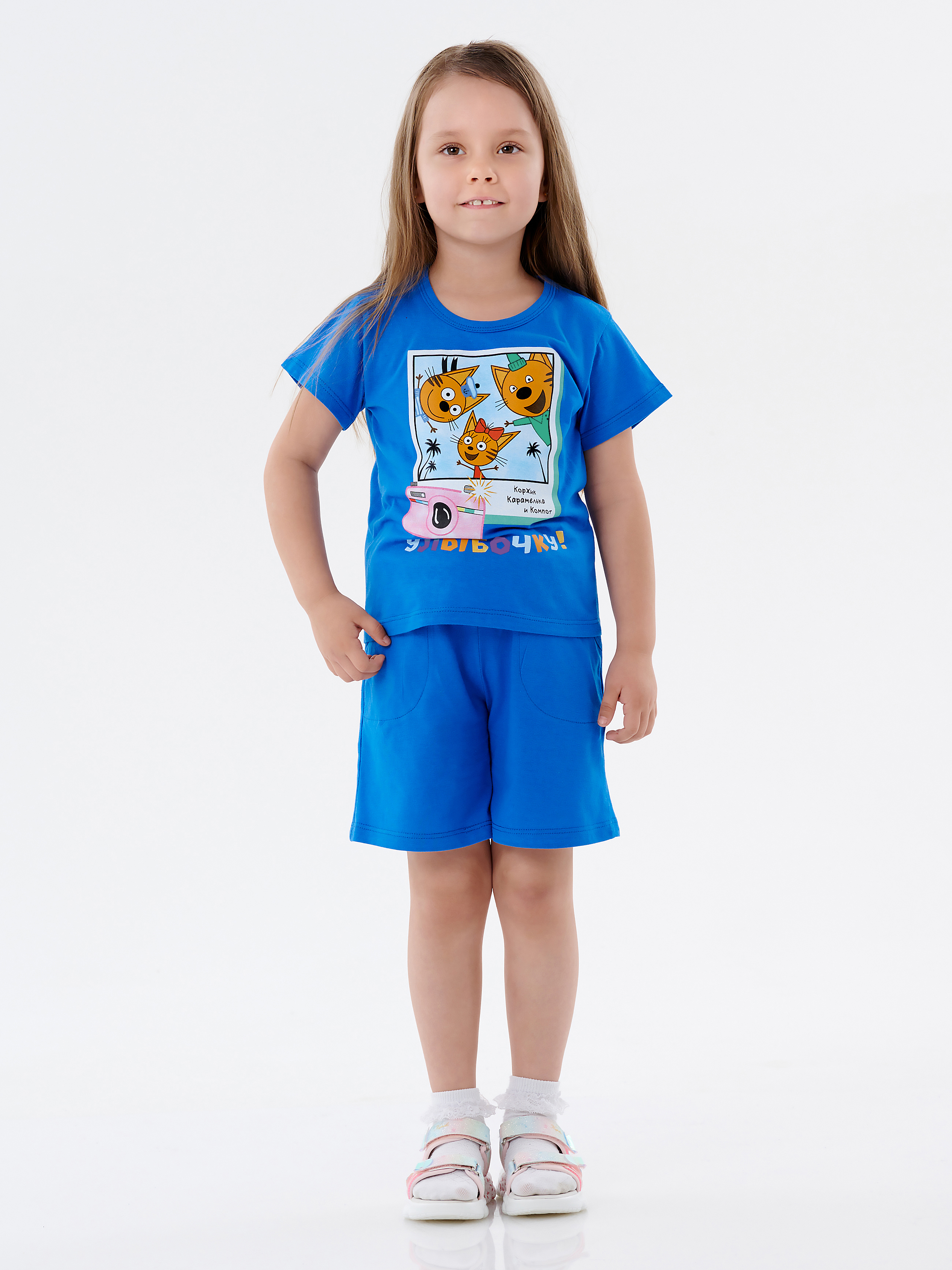 Пижама КрутышОк К-035 васильковый - фото 3