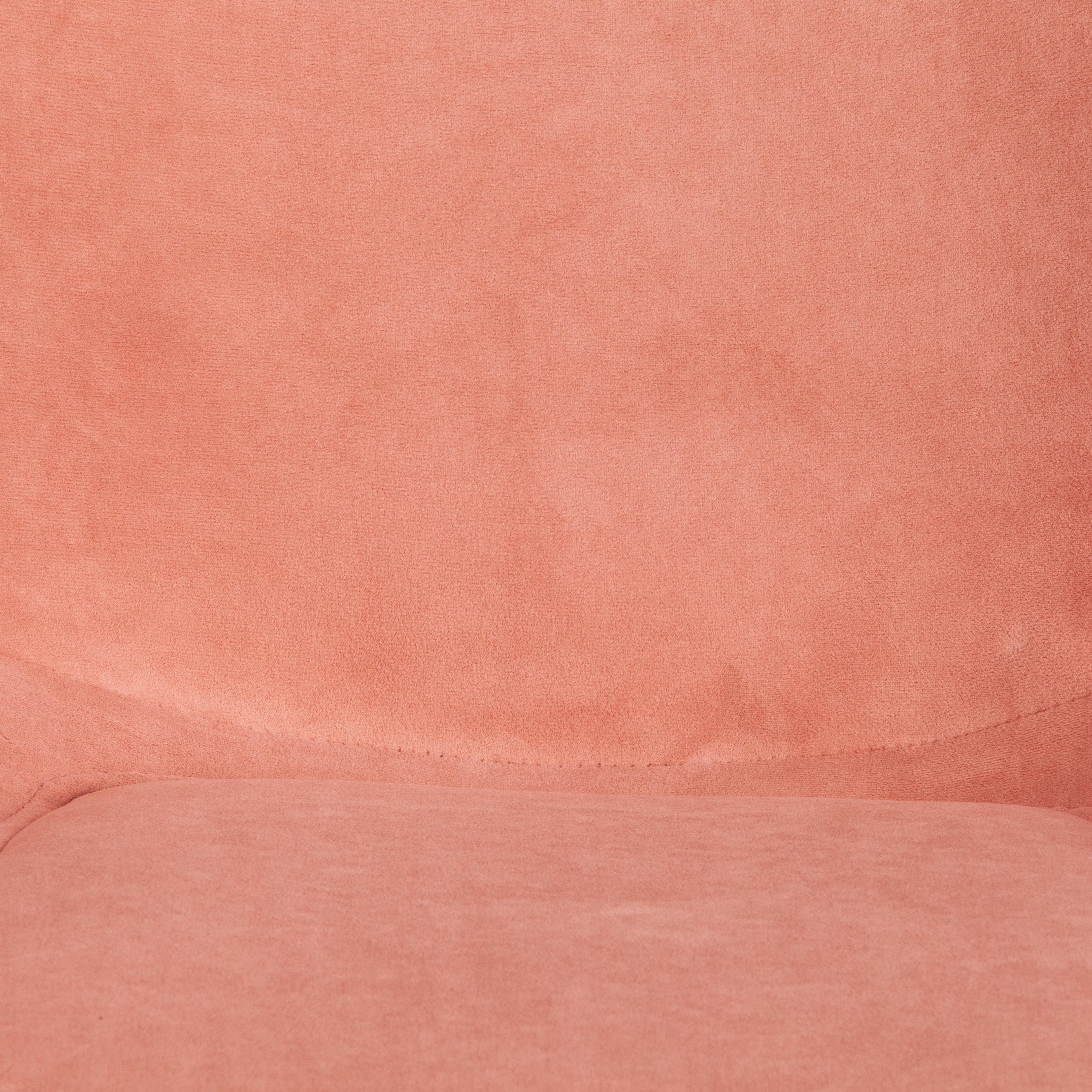 Компьютерное кресло TETCHAIR флок розовый - фото 17