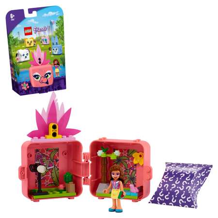 Конструктор LEGO Friends Кьюб Оливии с фламинго блочный