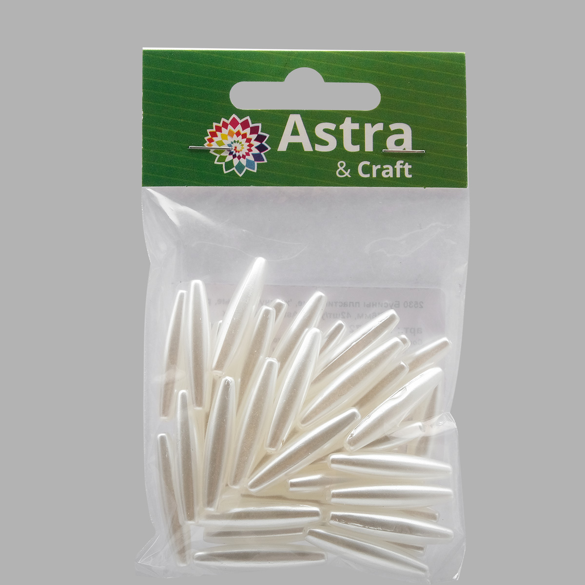 Набор для творчества Astra Craft жемчуг 27х6мм 42шт фигурные - фото 4