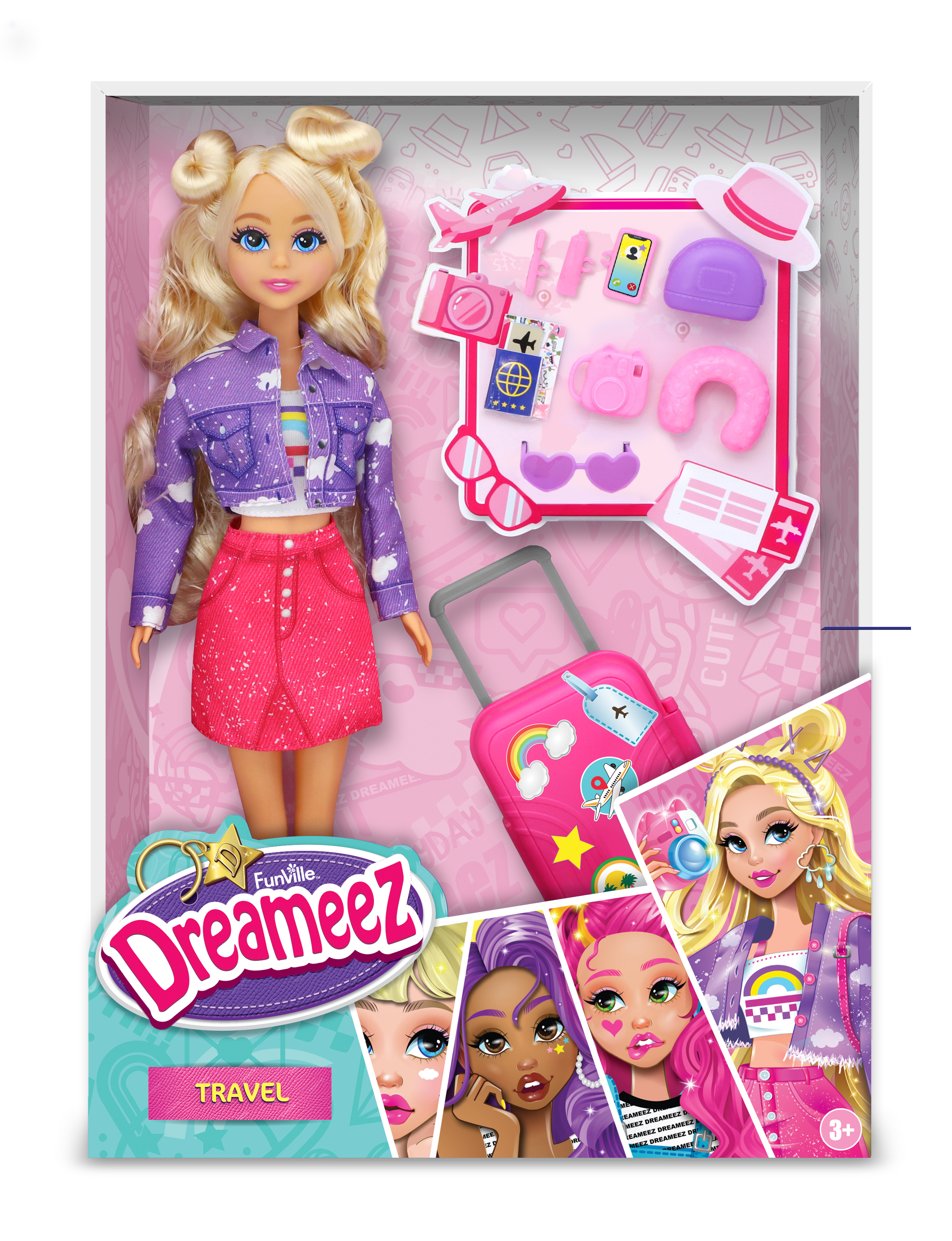 Кукла модельная Dreameez Путешественница высота 29 см FV81028 - фото 1