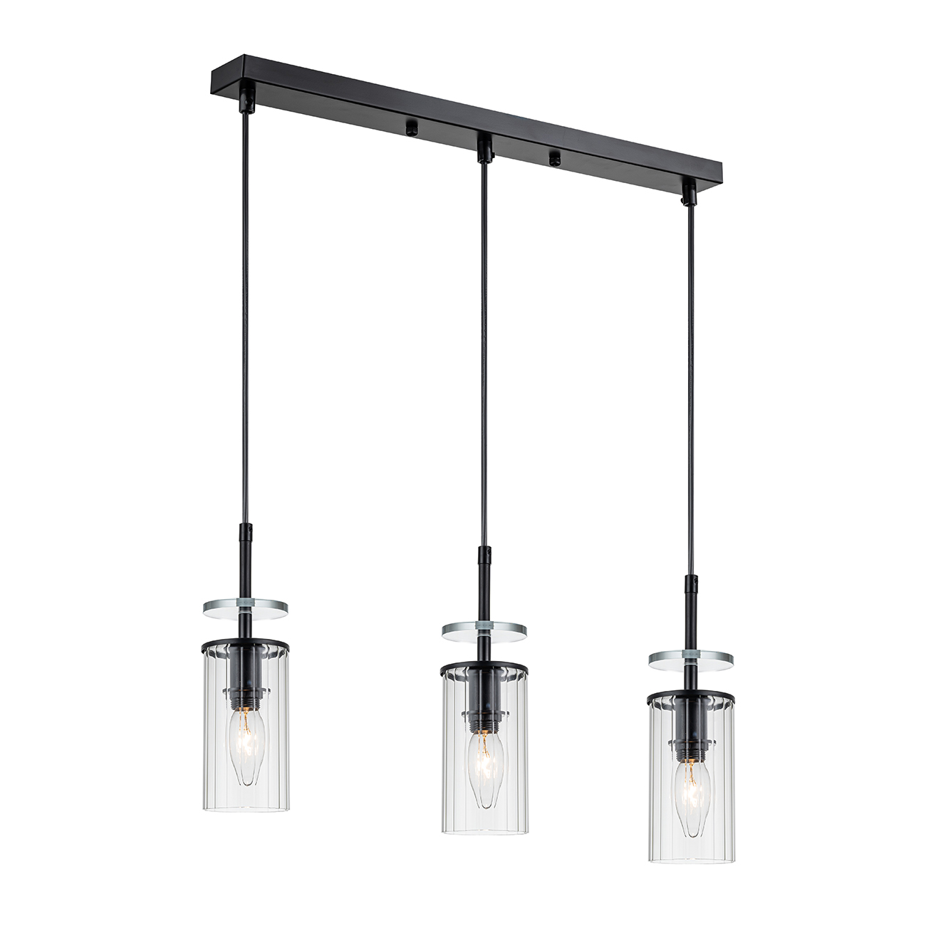 Подвесной светильник ESCADA Escada 10191/3S E14*40W Black - фото 4