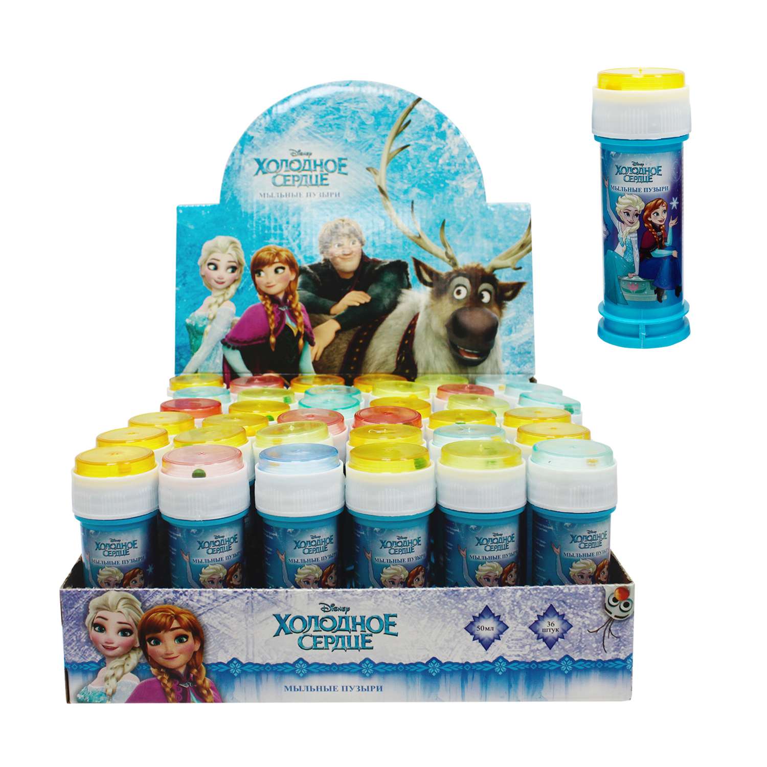 Мыльные пузыри 1TOY Холодное сердце в ассортименте - фото 8