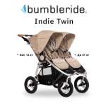 Коляска прогулочная Bumbleride Indie Twin 2025 / Sand