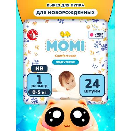 Подгузники Momi Comfort Care NB (0-5) 24 шт.