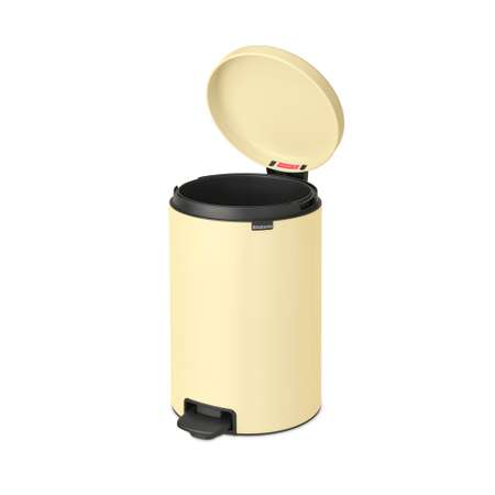 Бак мусорный Brabantia NewIcon с педалью ванильно-желтый 20л 233821