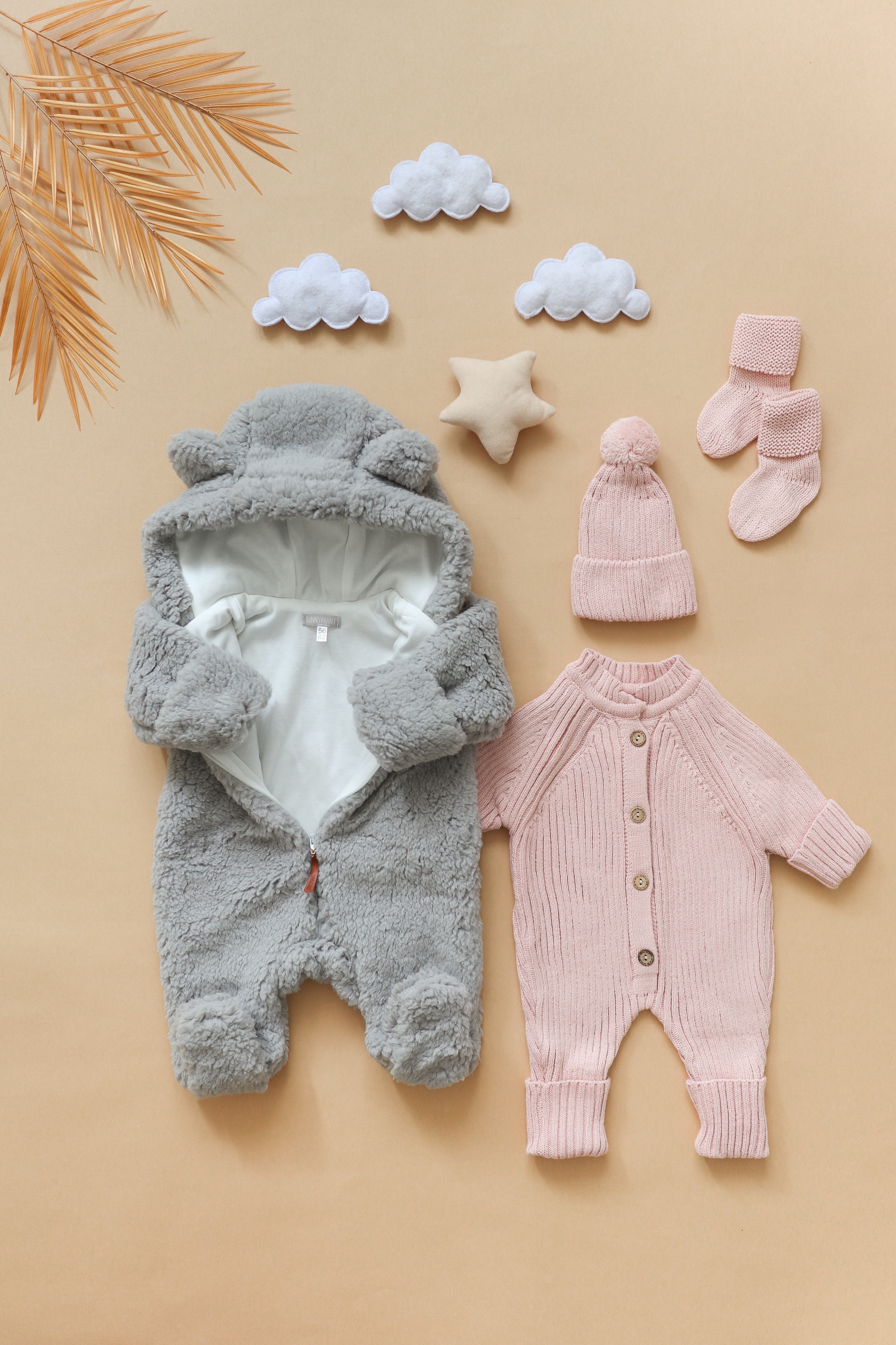 Комбинезон Bunnyphant В072/серый - фото 5