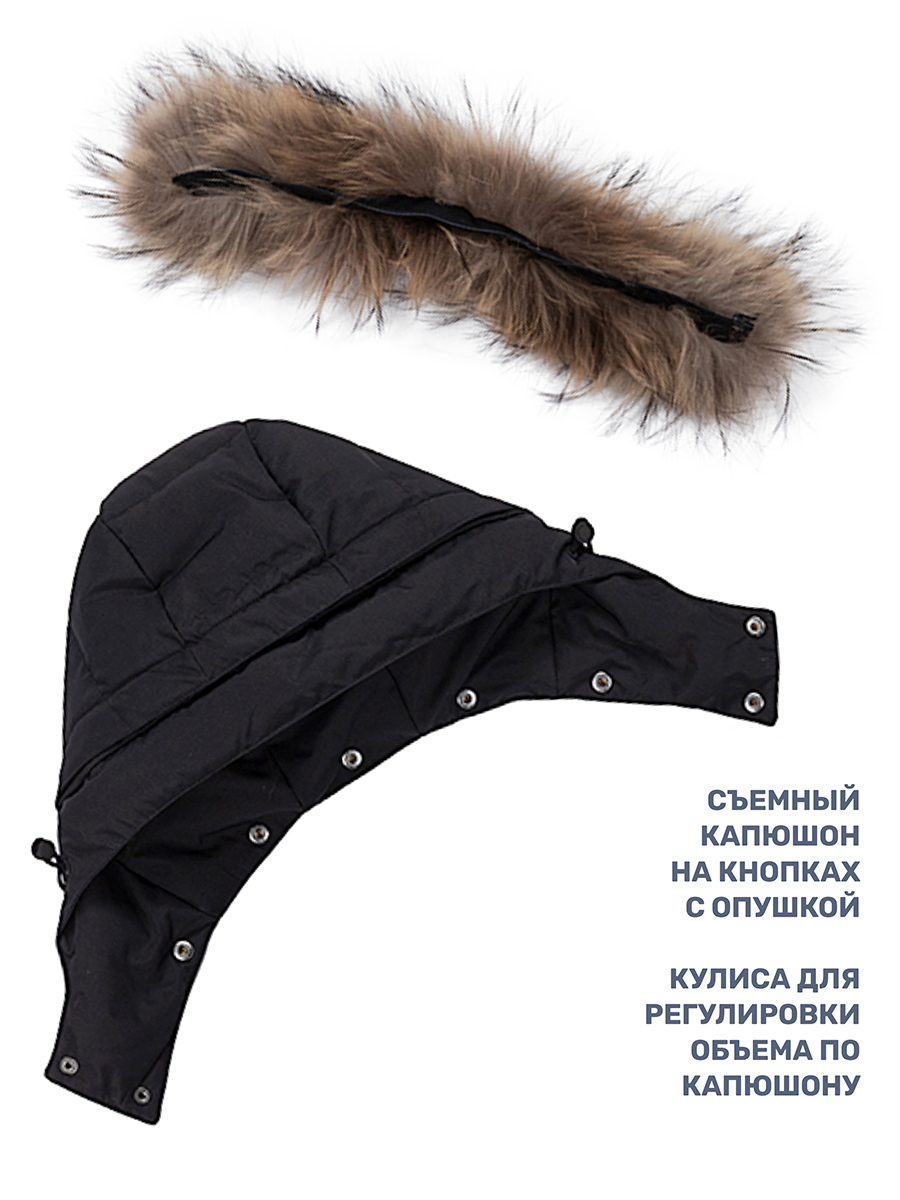 Куртка NIKASTYLE 4з8324 черный - фото 8