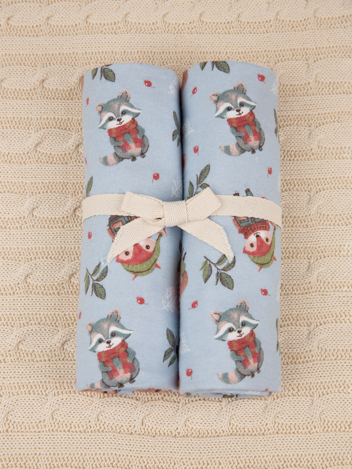 Пелёнка Чудо-Чадо Сыночку/Лес фланель 85х120 см 2 шт. - фото 12