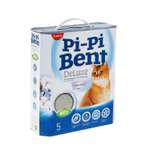 Наполнитель для кошек Pi-Pi-Bent DeLuxe Clean Сotton комкующийся 5кг