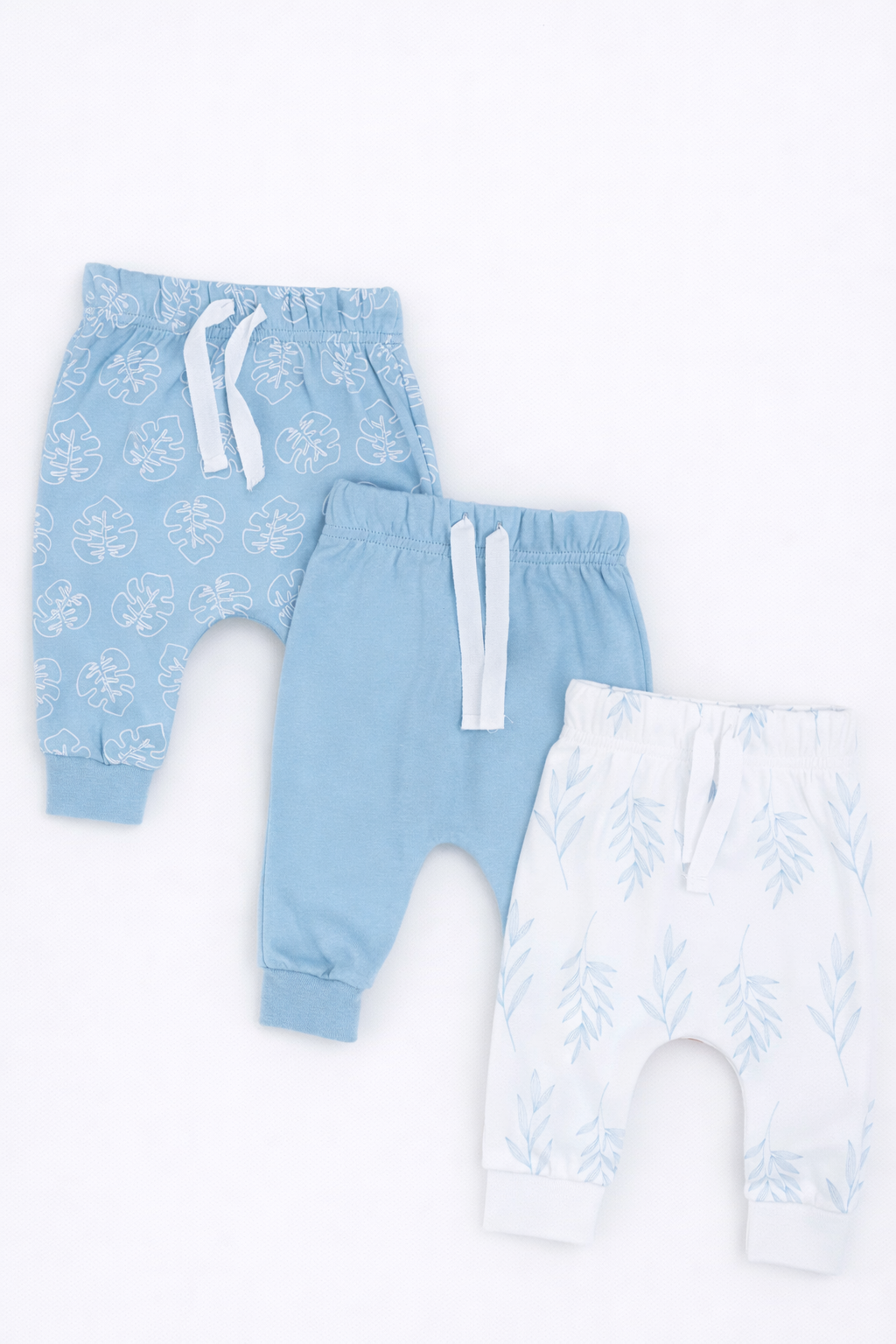 Штанишки 3 шт Супер Пупс нбр/3пр/шт/sk21/синийлисточкиветочки - фото 1