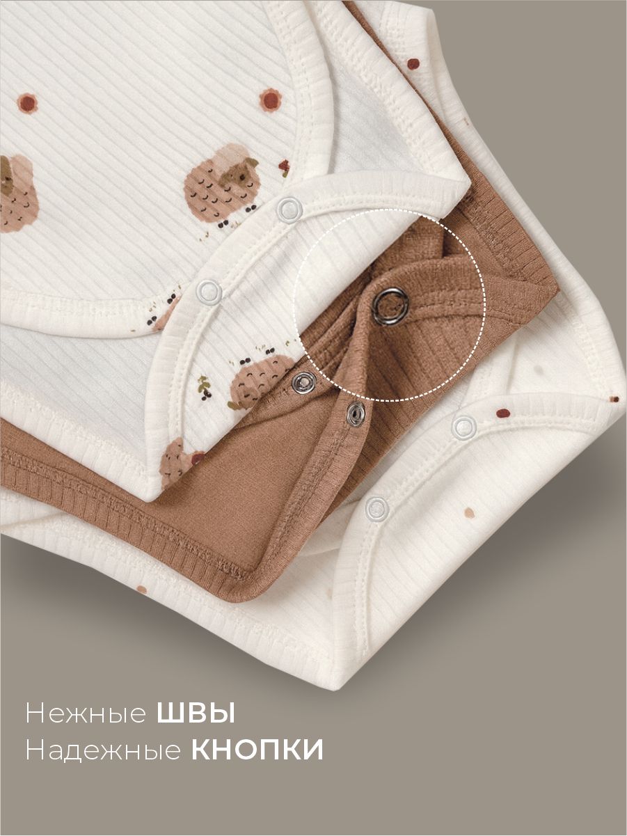 Боди 3 шт ШВЕЙНЫЕ ИСТОРИИ бодиовечки - фото 4