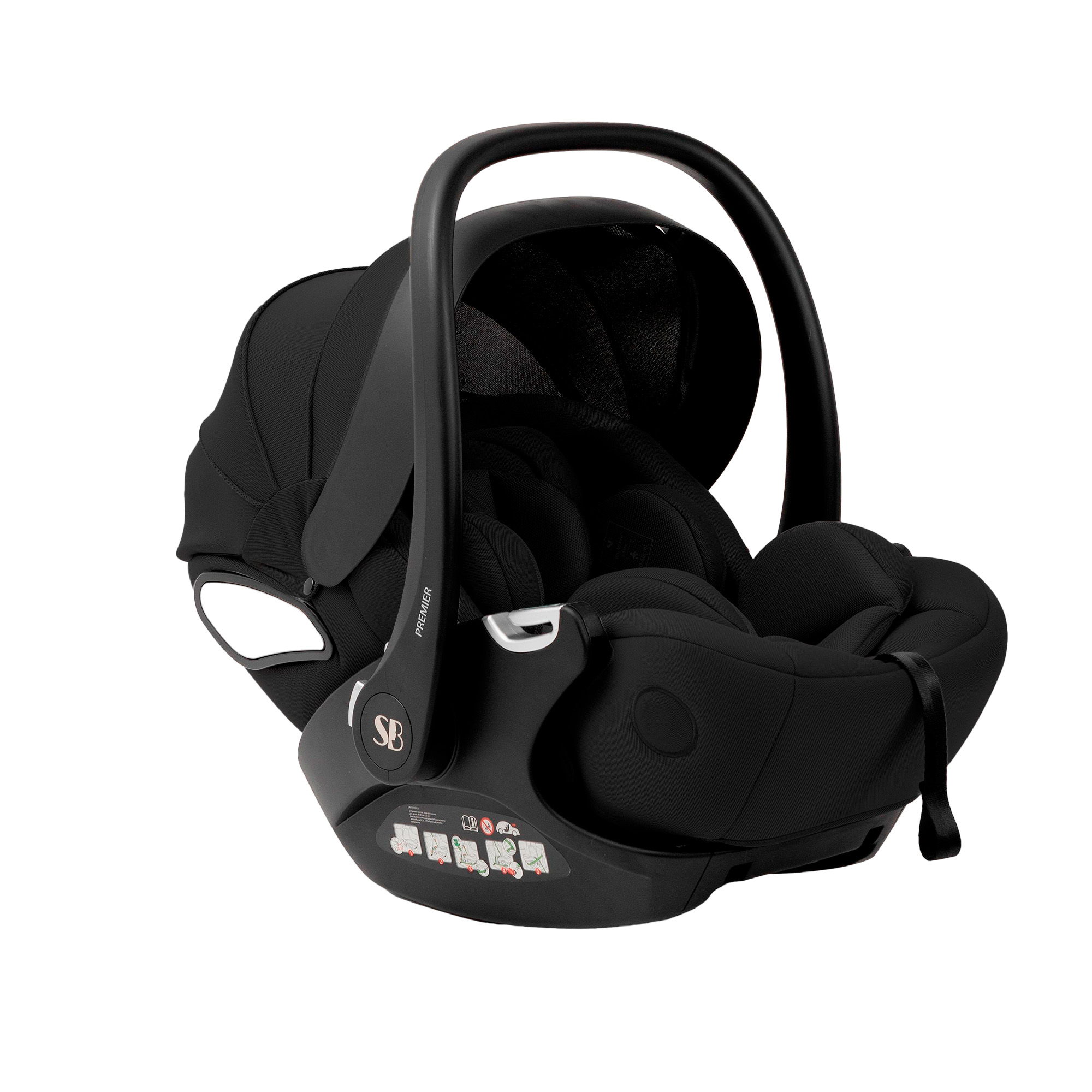 Автокресло Sweet Baby Premier WG06 Pro Black 0 (0 -13 кг) черный - фото 14