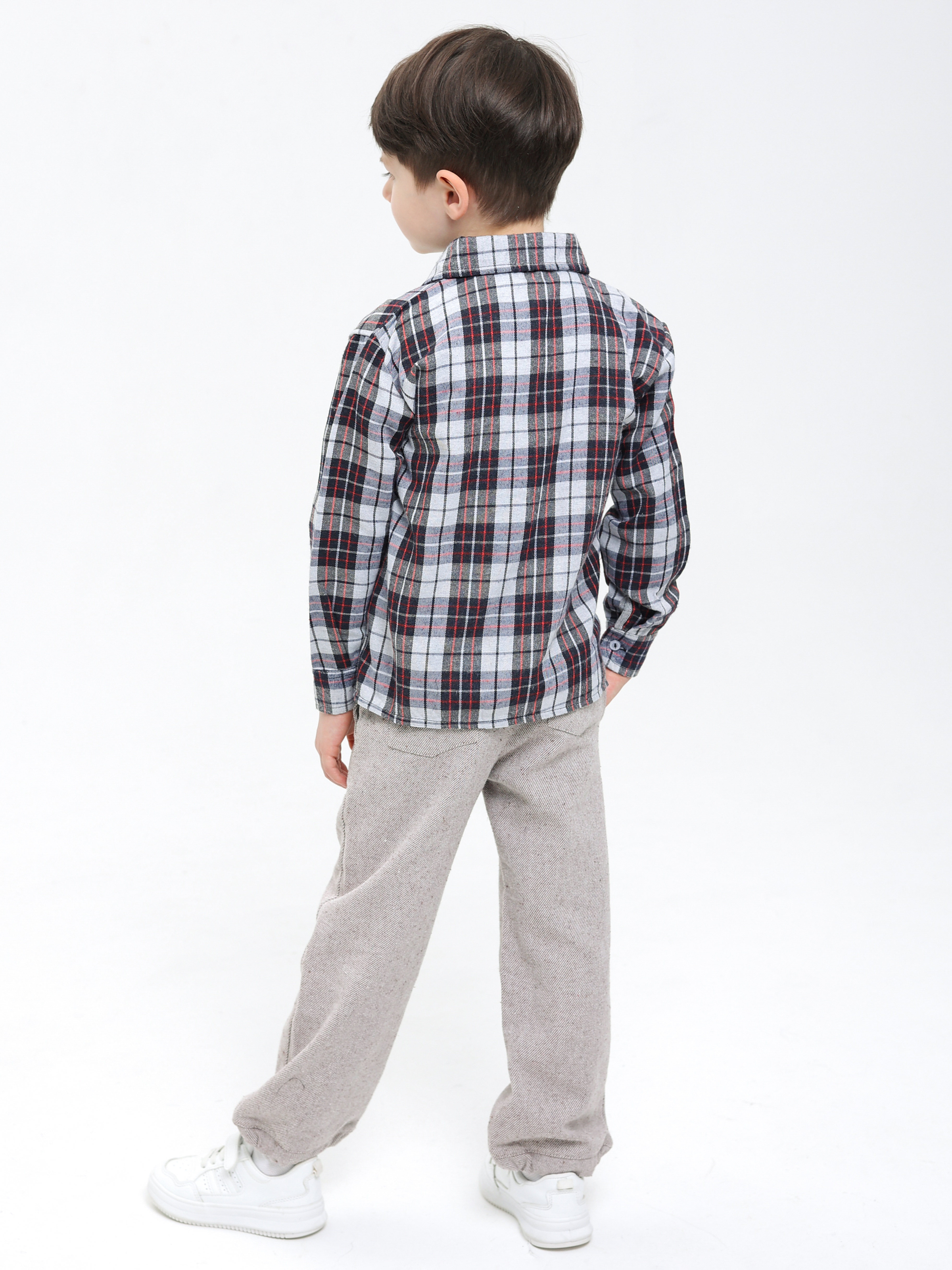 Рубашка АЙАС 16-04-23/серый - фото 8