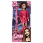 Кукла модельная Карапуз София Black Pink высота 29 см