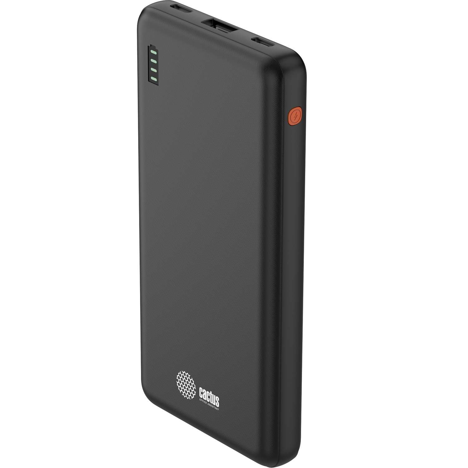 Аккумулятор мобильный CACTUS 10000mAh черный - фото 4
