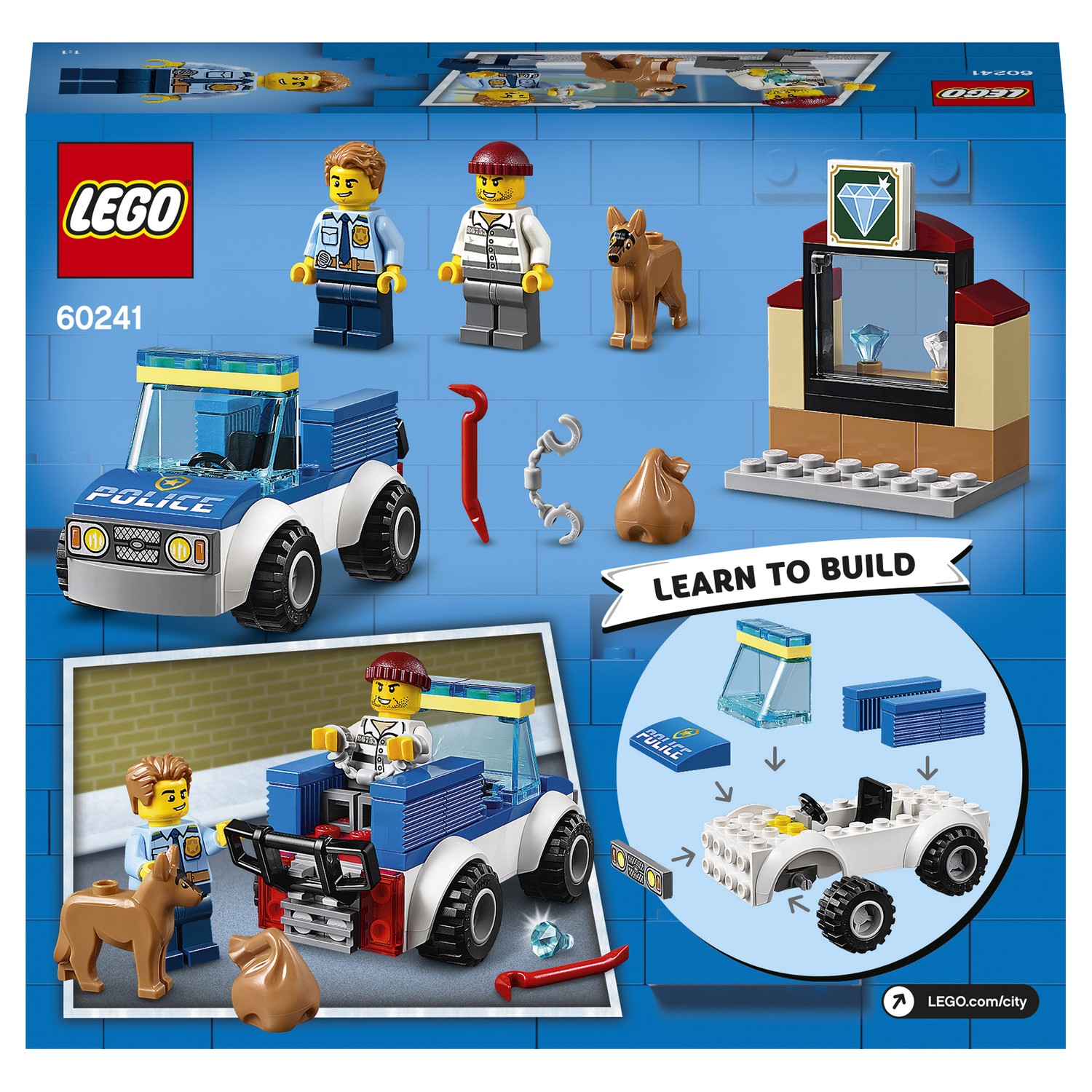 Конструктор LEGO City Police Отряд с собакой - фото 3