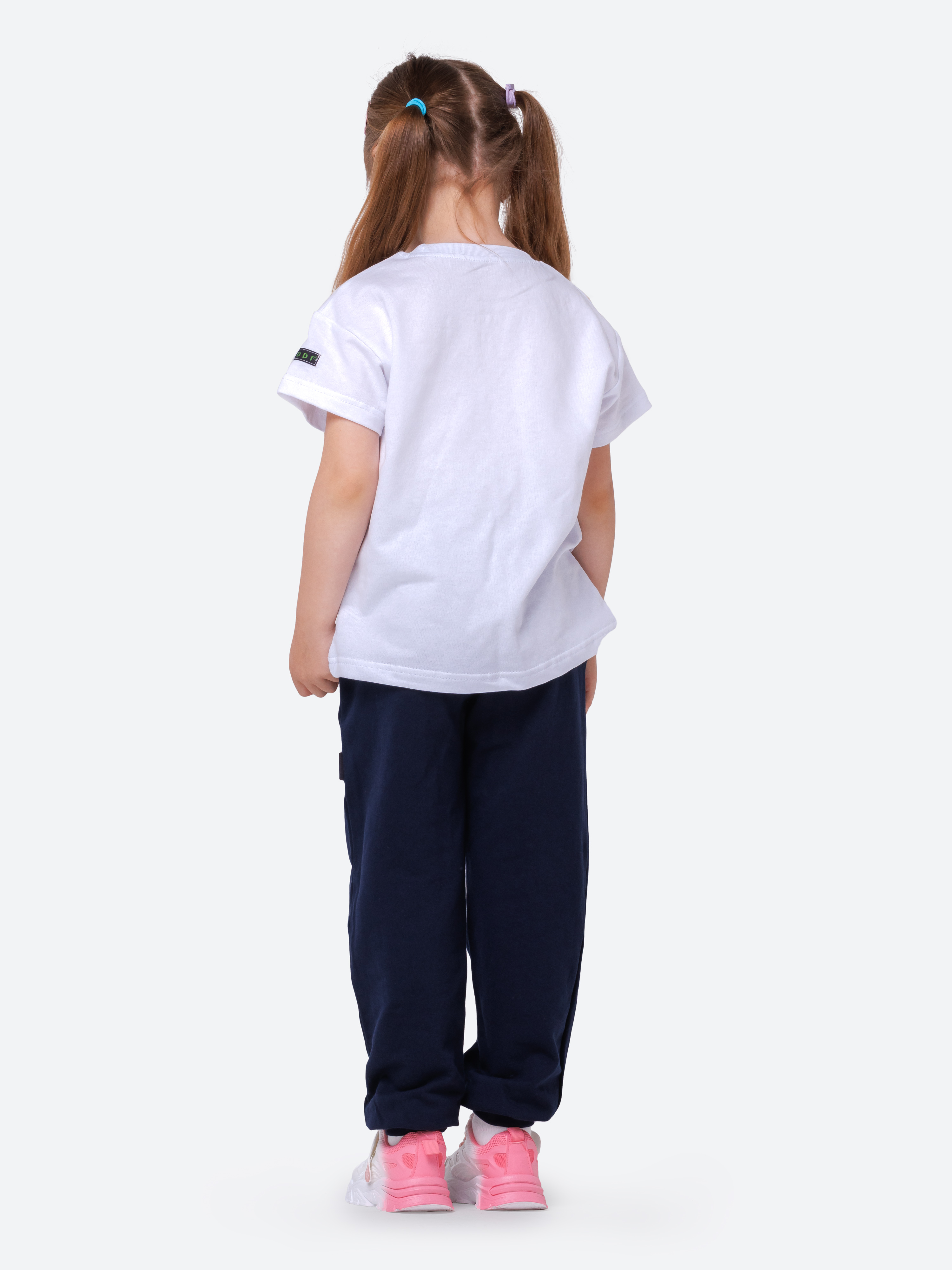 Спортивный костюм VEDDI 2080/6041фп-2024-белый/синий - фото 4