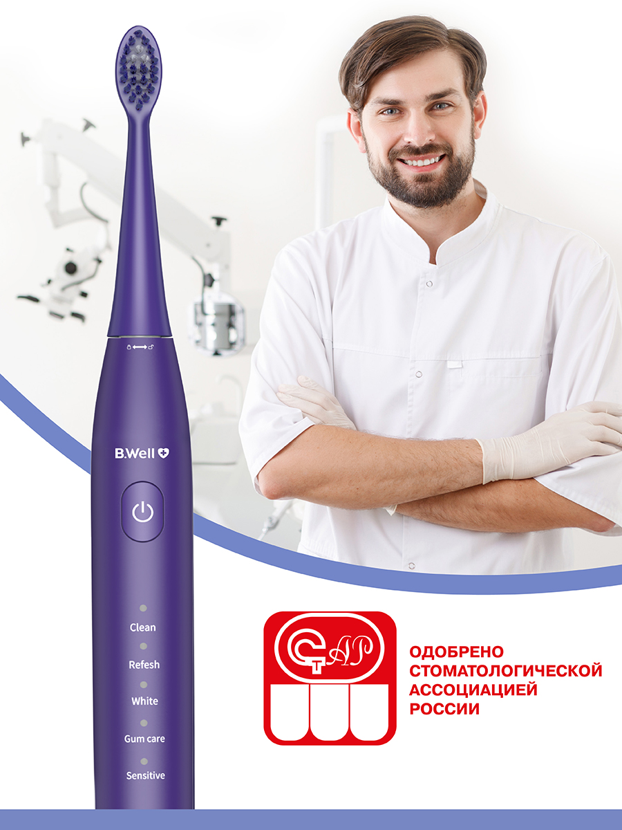 Зубная щетка электрическая B.Well - фото 6