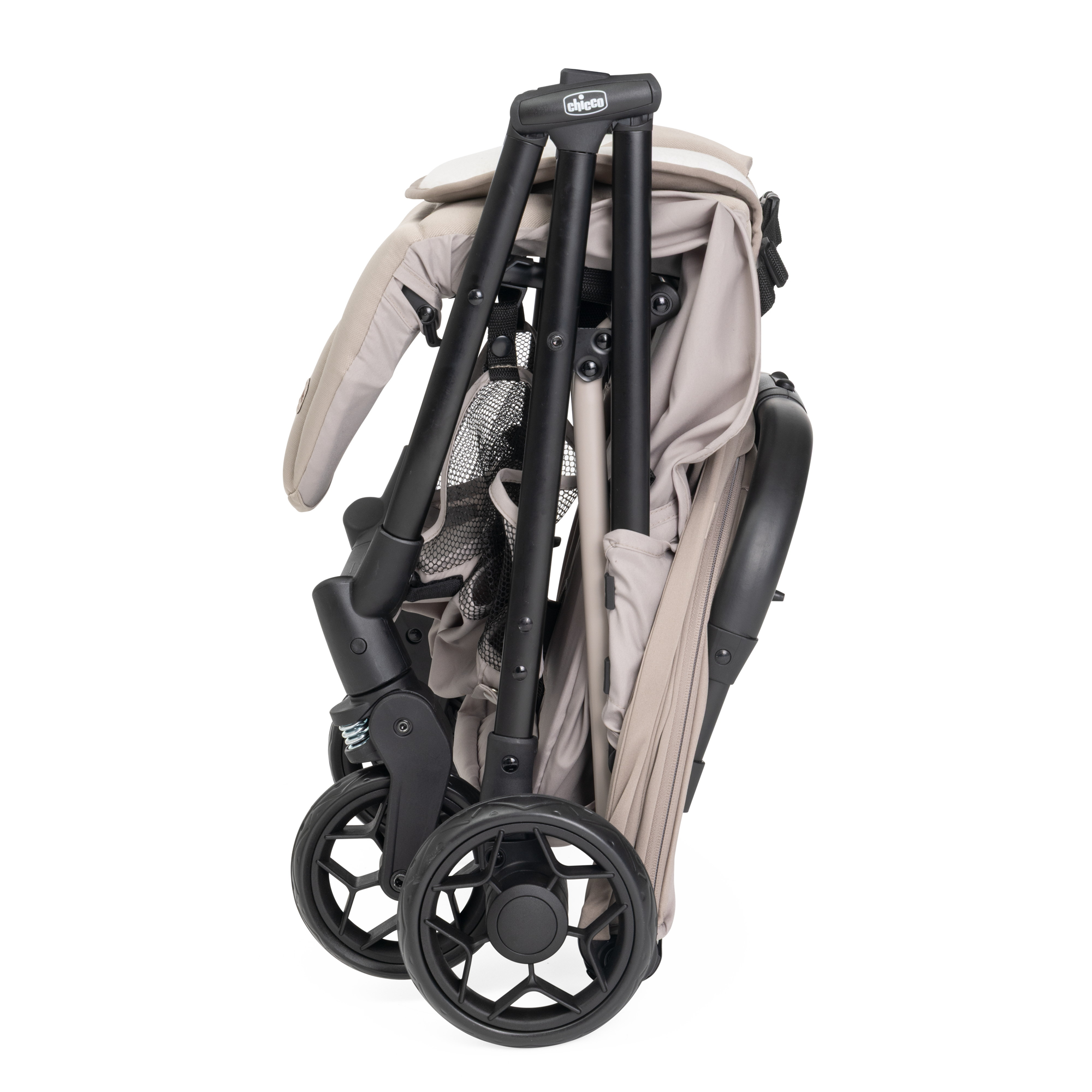 Коляска прогулочная Chicco бежевый - фото 16