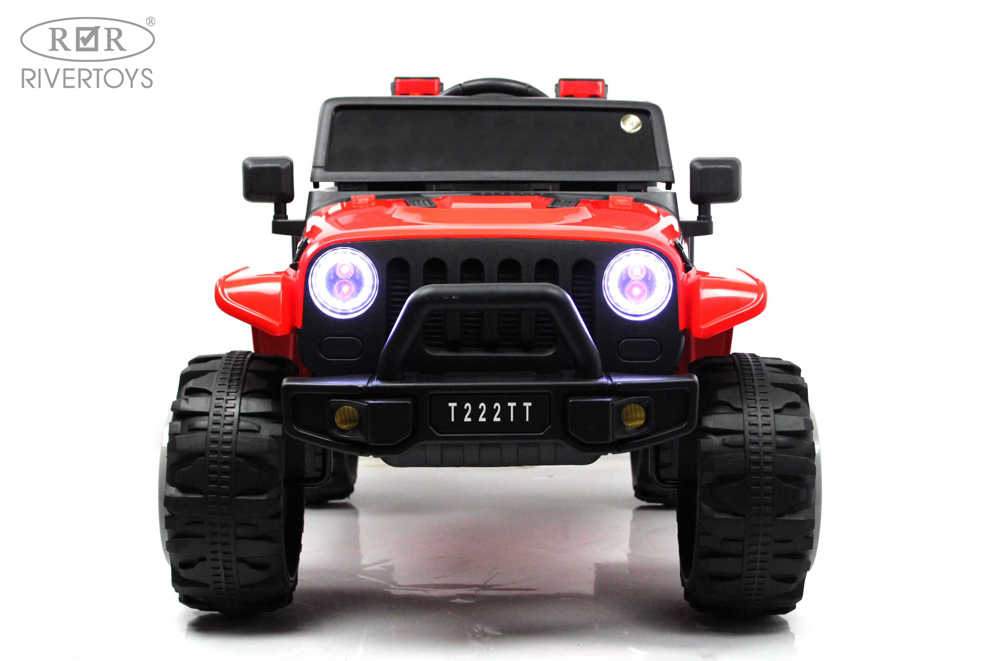 Электромобиль RIVERTOYS T222TT-4WD-RED С пультом ДУ - фото 31