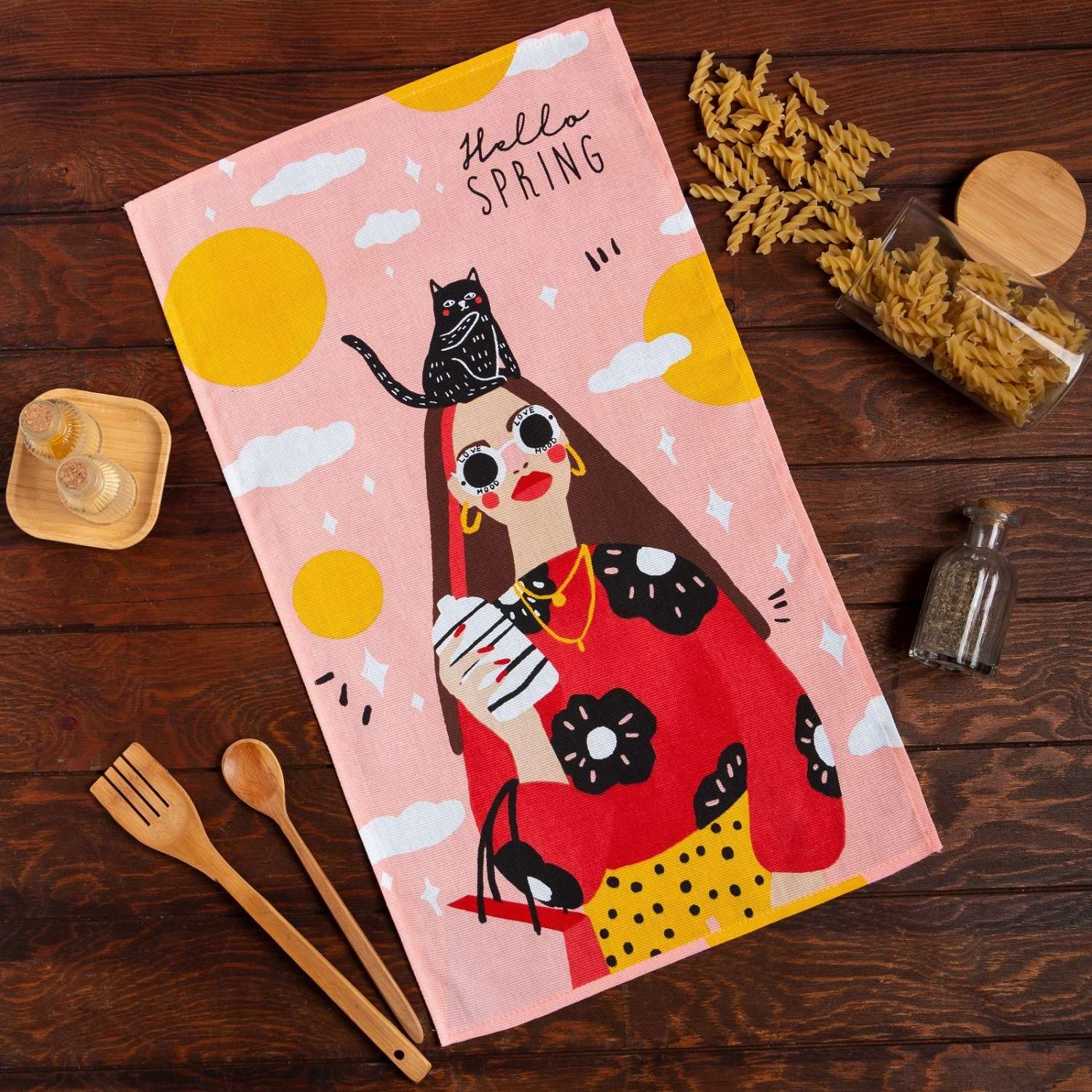 Полотенце Доляна Hello spring 35 x 60 см - фото 4