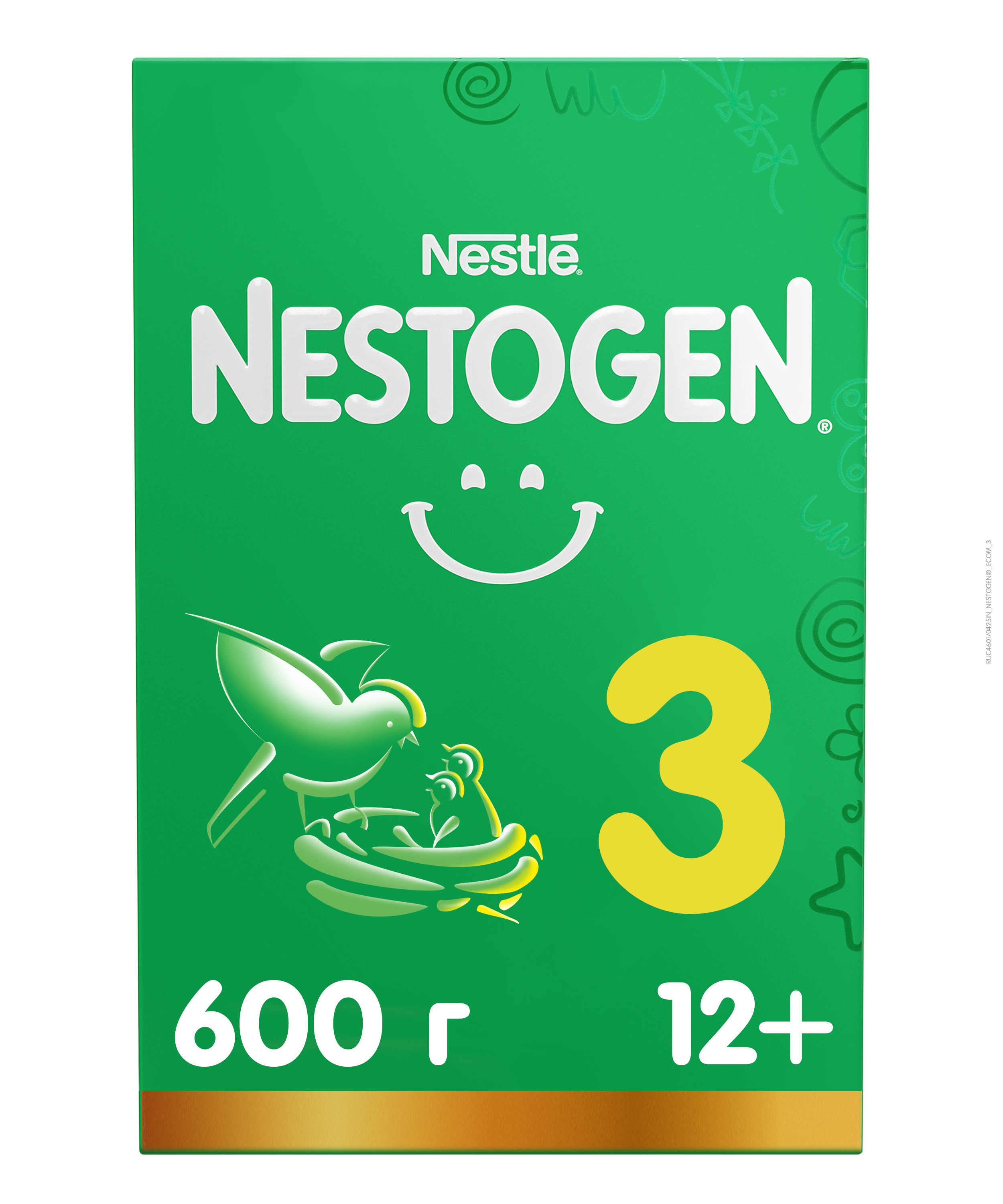 Молочко Nestogen 3 600г с 12месяцев - фото 1