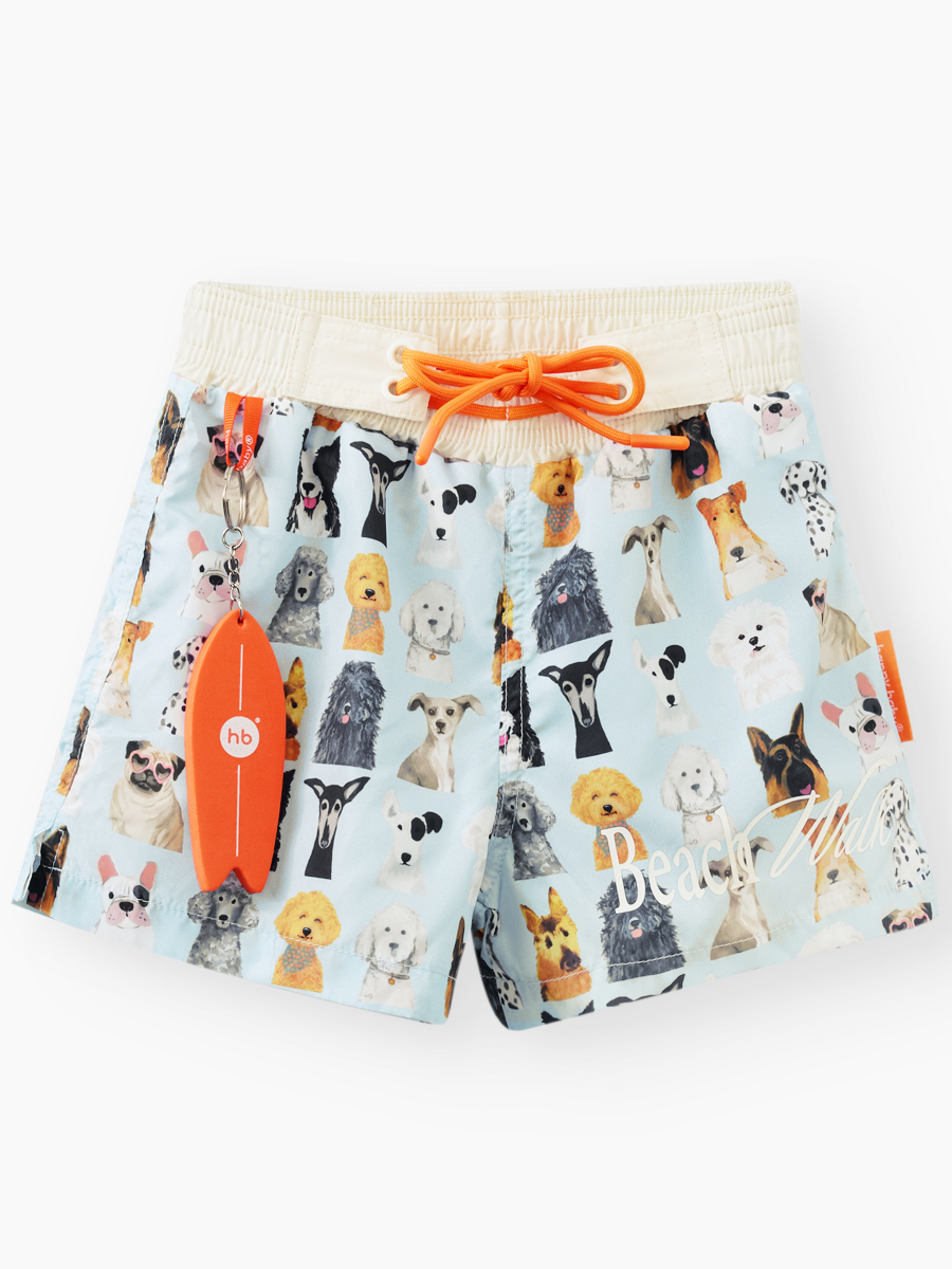 Шорты плавательные Happy Baby 50647-1_light-blue (dogs) - фото 1