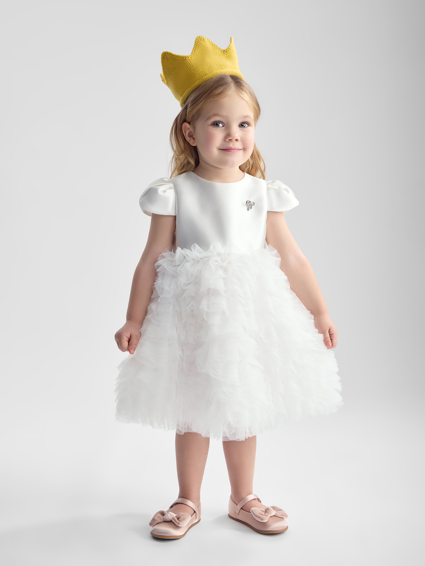 Платье Happy Baby 88640-1_white - фото 1