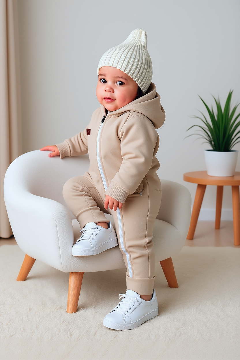 Комбинезон Stylish Baby Комб-02 бежевый - фото 1